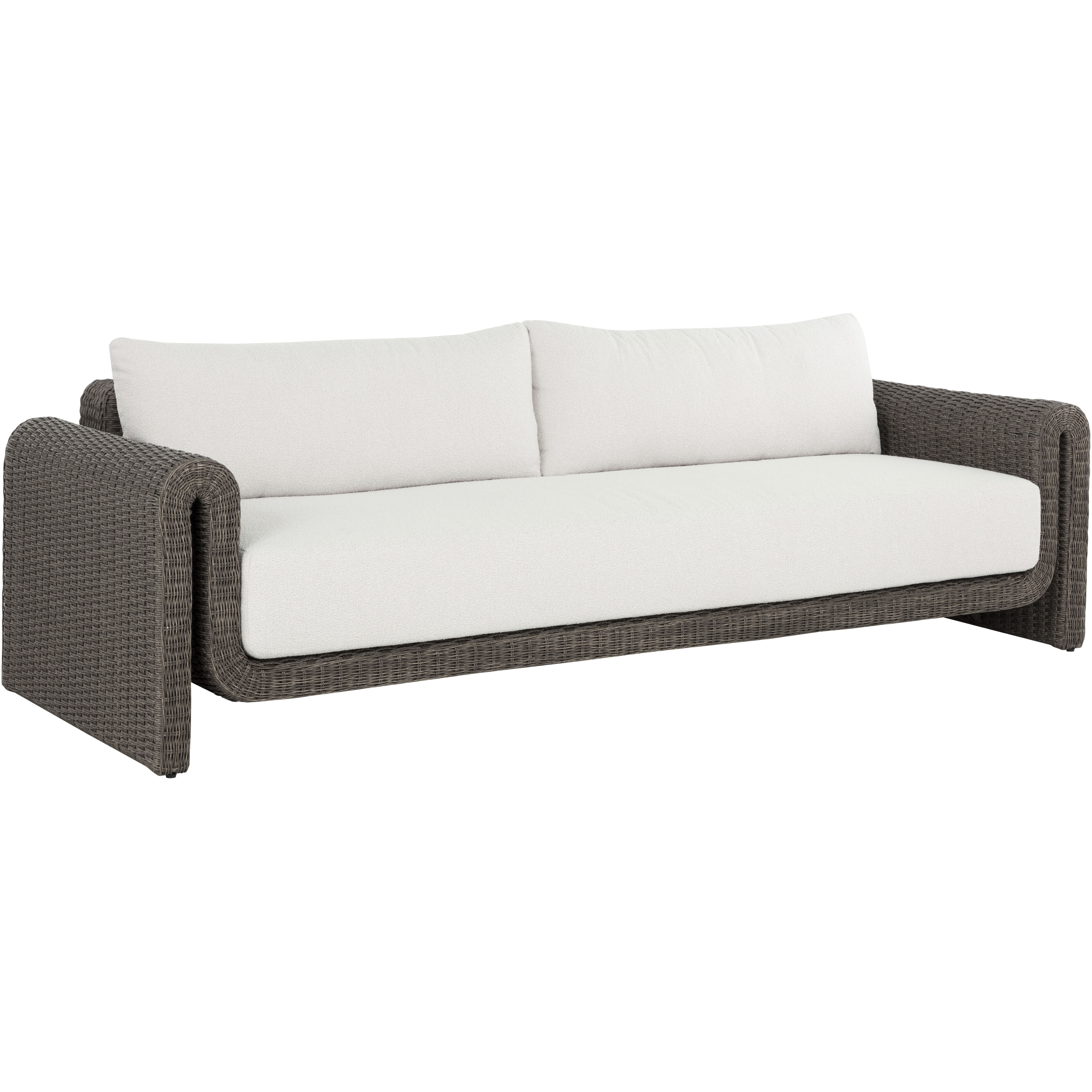 Tibi Grey / Louis Cream Outdoor Sofa